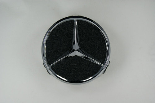 Mercede-Benz keskikuppi 61mm tähti metallimusta