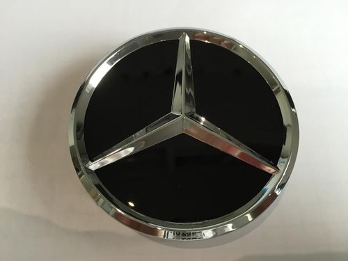 Mercede-Benz keskikuppi 75mm tähti kiiltävämusta