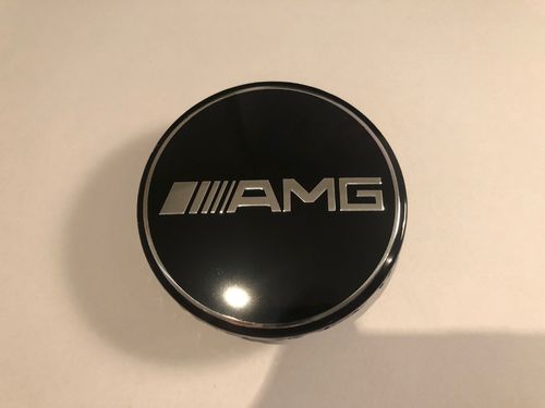 AMG musta keskikuppi 75mm