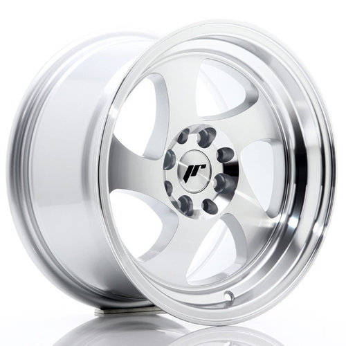 JR Wheels JR15 15x8 ET20 4x100/108 Machined Silver