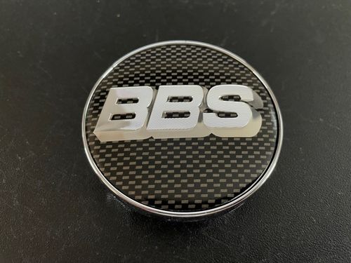 BBS Musta tuning keskikuppi n.68mm kromin värinen